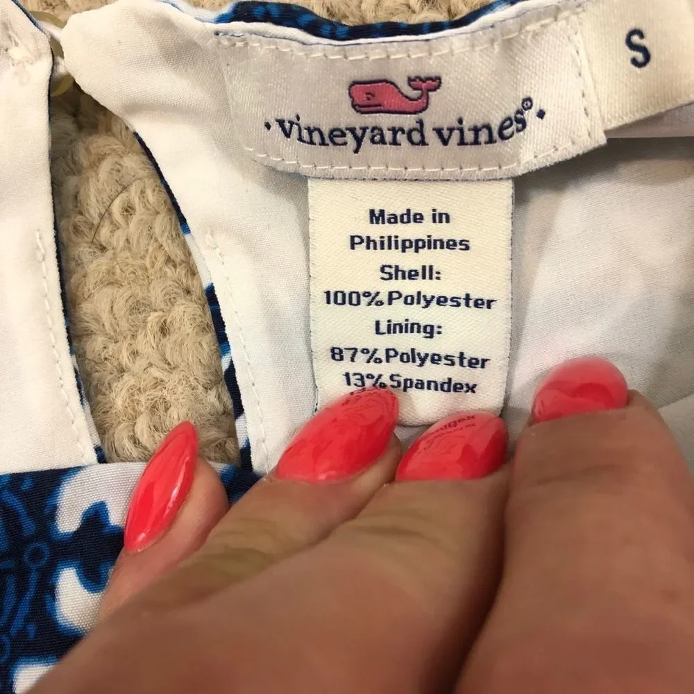 Girls Vineyard Vine‎ Tile Medallion Print Romper Sm